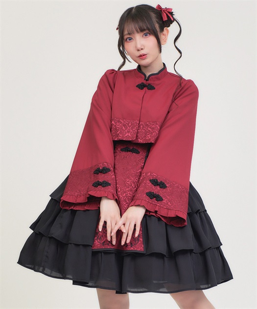 チャイナ釦ボレロ | 大人衣料 | axes femme online shop