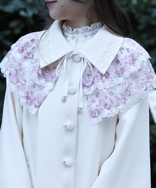 桜レース付け襟 | axes femme online shop