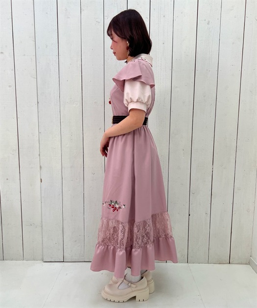 ストロベリー刺繍ワンピース | POETIQUE -outlet- | axes femme online