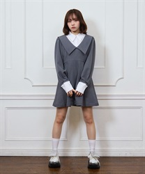レイヤードクラシカルワンピース | axes femme online shop