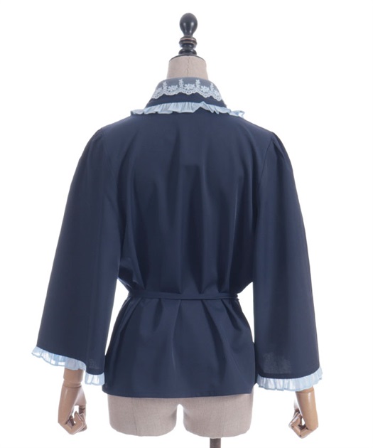 衿レース付き和風ブラウス | kawaii | axes femme online shop