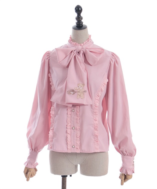 スプーン持ちのクマさんブラウス | kawaii | axes femme online shop