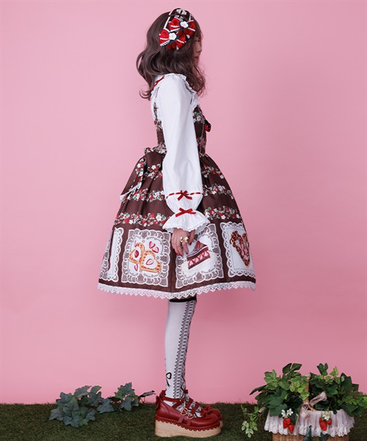 ベイクドベリージャンパースカート【三次予約】 | Chalmiere | axes