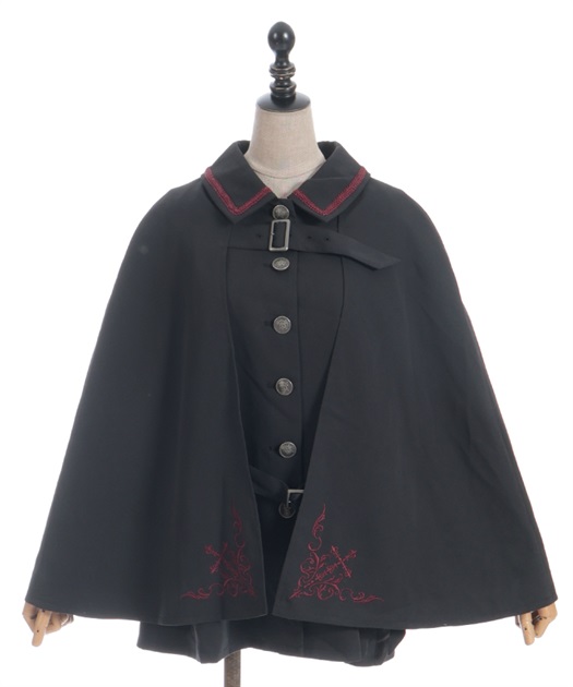 クロス刺繍ケープコート【WEB限定価格】 | axes femme online shop