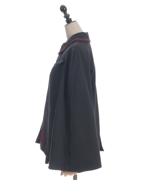 クロス刺繍ケープコート【WEB限定価格】 | axes femme online shop