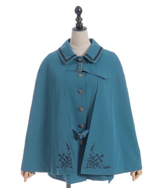 クロス刺繍ケープコート【WEB限定価格】 | axes femme online shop