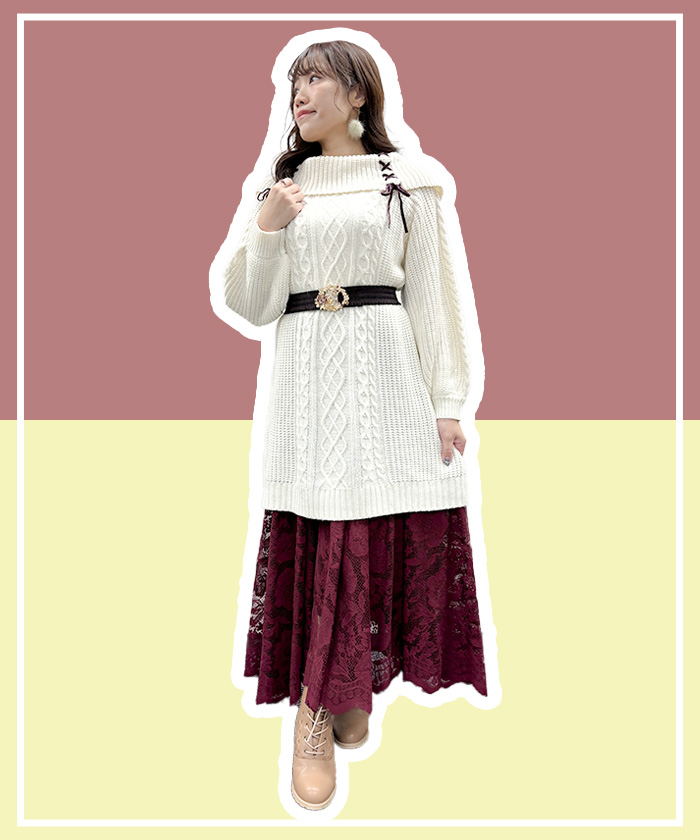 スタッフリアルバイKNIT(ニット) -axes femme TOPICS-