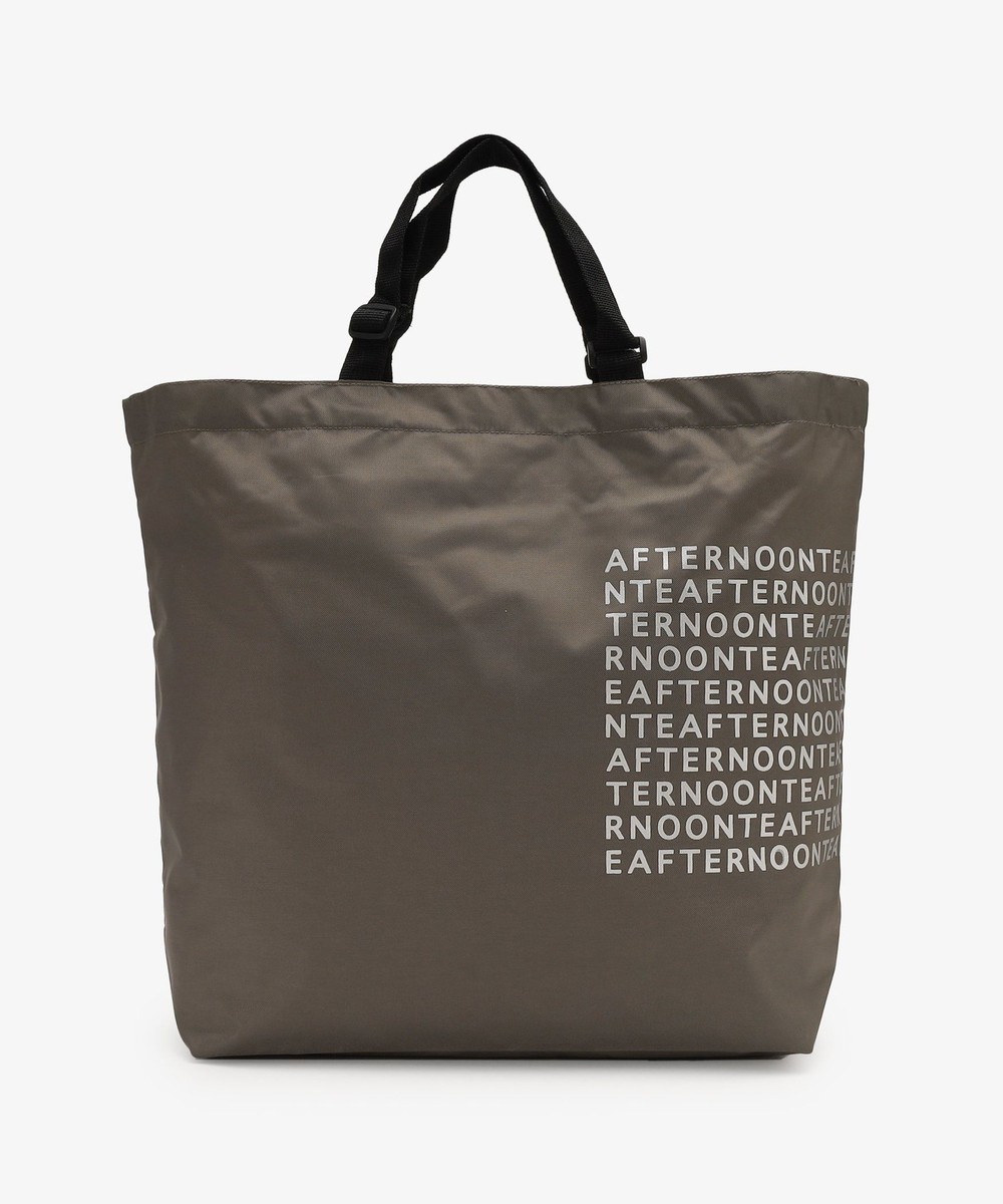 スリットポケット付きロゴバッグL | アフタヌーンティー公式通販サイト