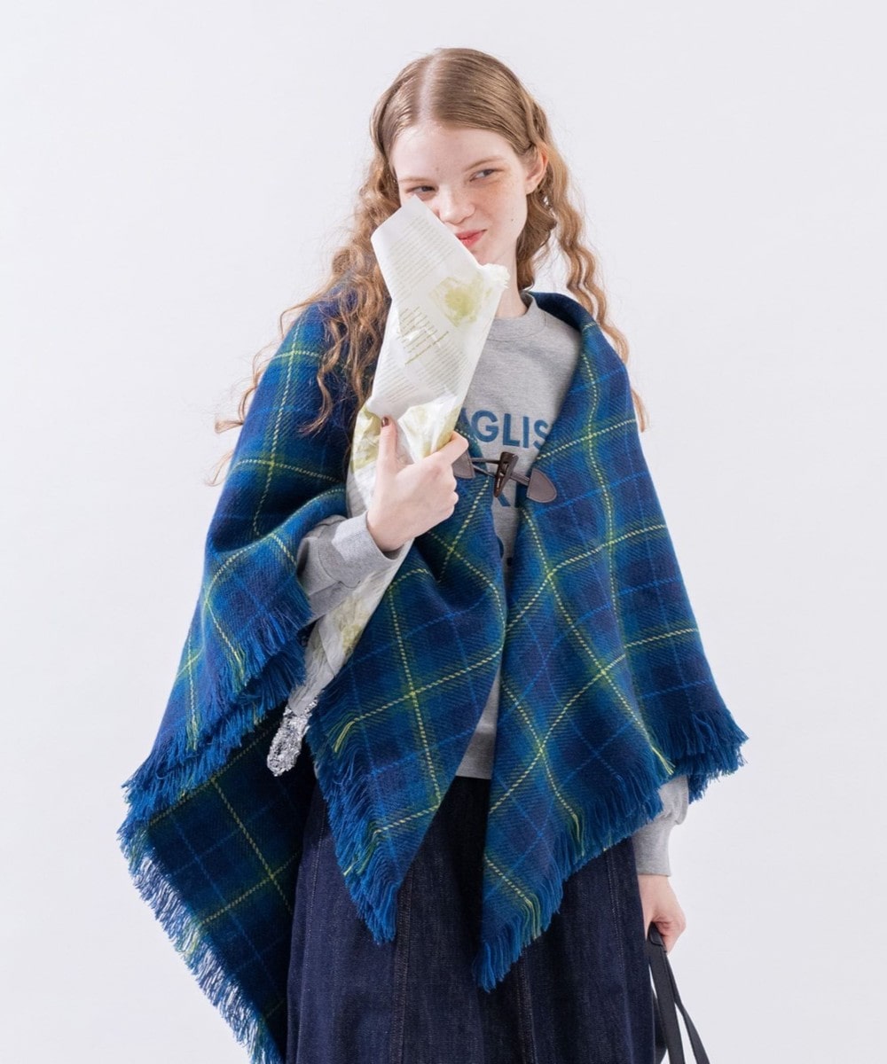 タータンチェック柄ポンチョ/Afternoon Tea Original Tartans
