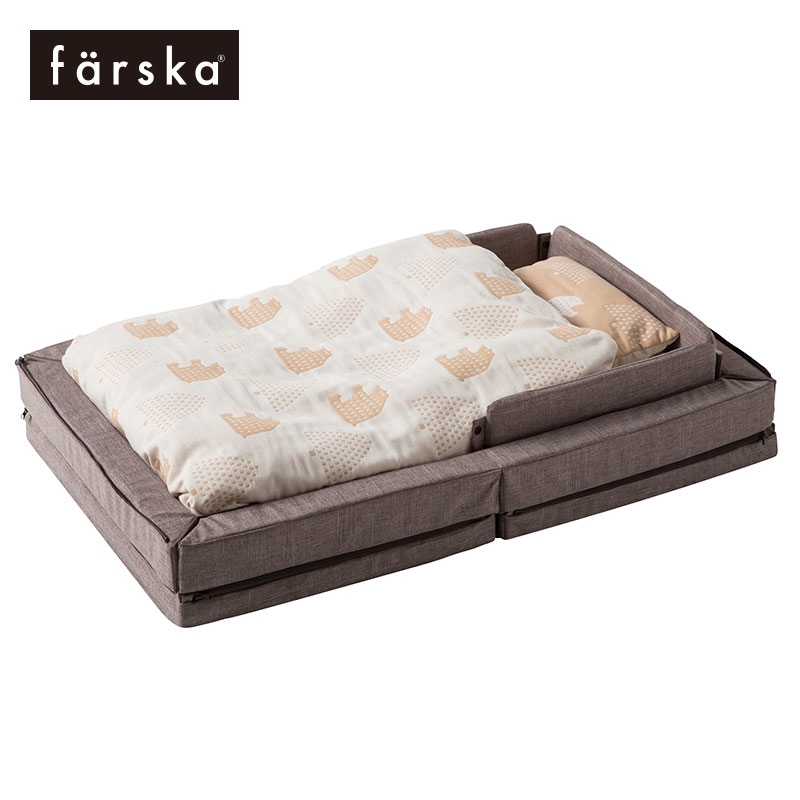 ファルスカ コンパクトベッド Free メランジブラウン 通販 | ベビー