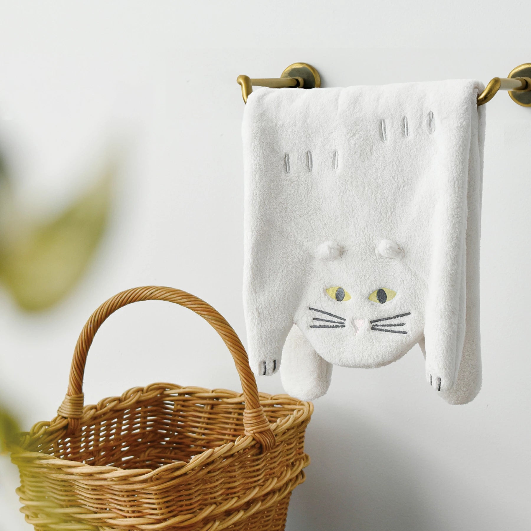 現代百貨 Sopii クイックドライタオル A738【ネコ型 吸水タオル