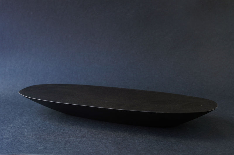 赤木明登 石丸皿 大 A 古銀 – 雨晴/AMAHARE