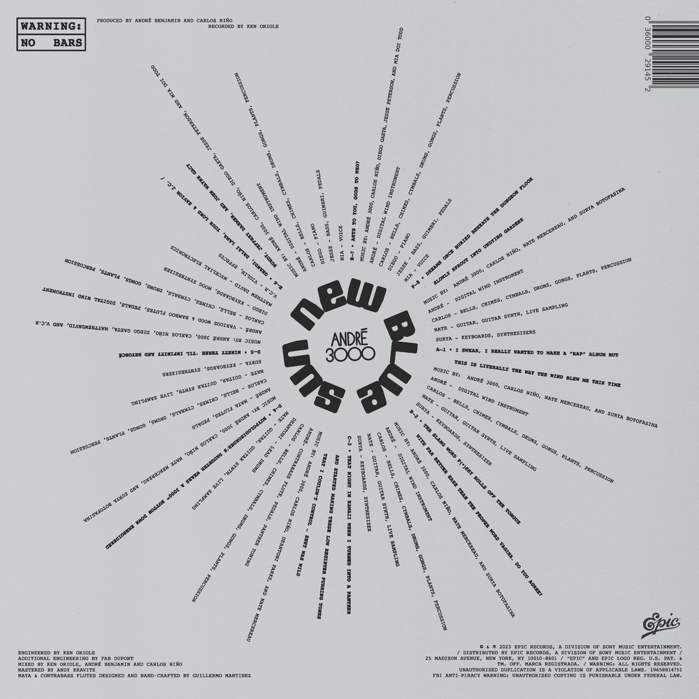 NEW BLUE SUN 3LP VINYL – André 3000 | Official Store – A Myriad Of