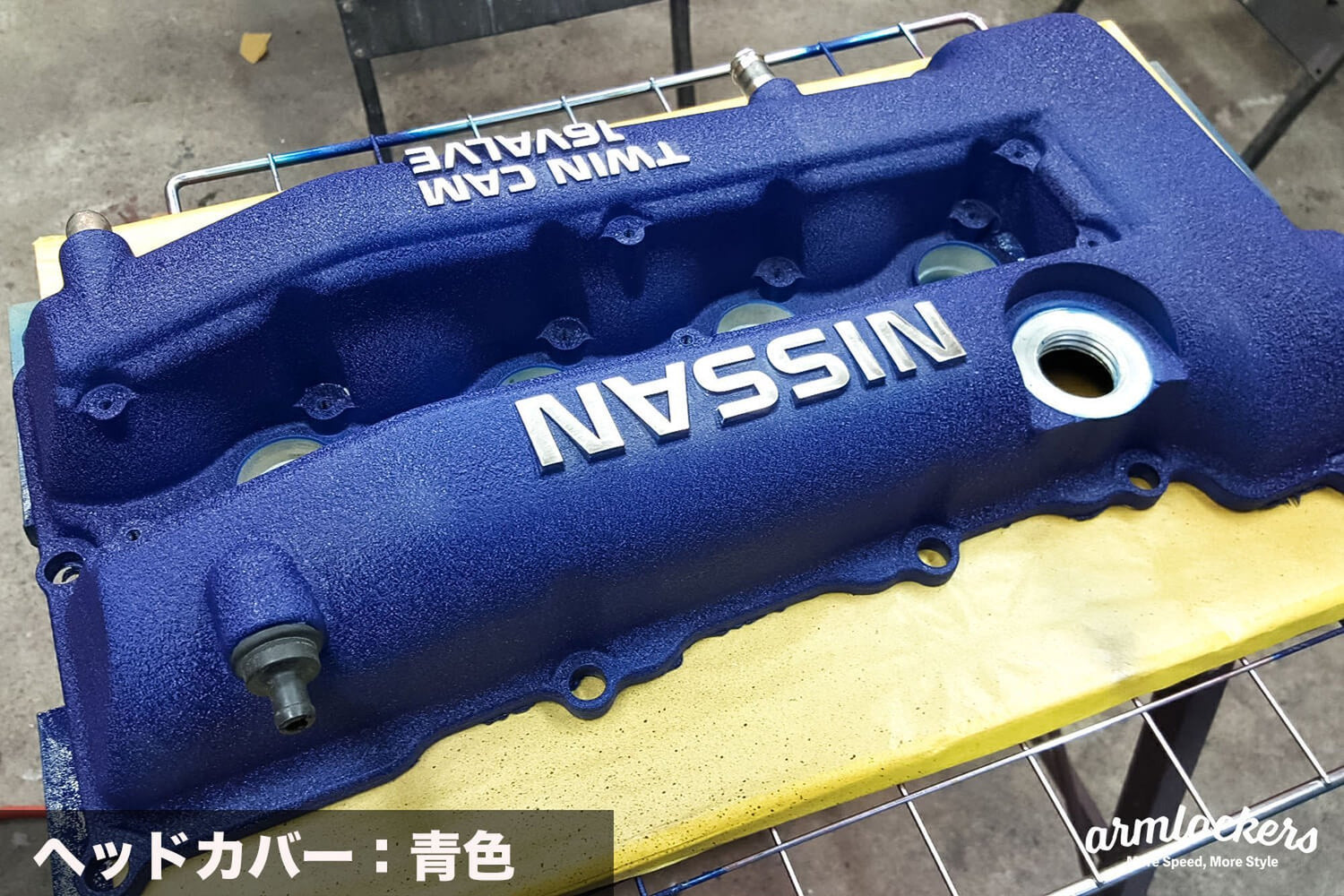 Crystal coating of head cover (~ 4 cylinders) – アームロッカーズ