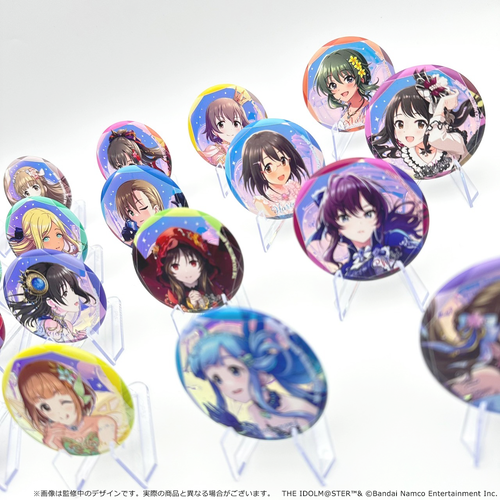 アイドルマスター シンデレラガールズ 公式オーロラ缶バッジ 島村卯月