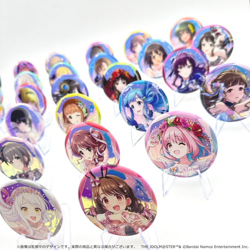 アイドルマスター シンデレラガールズ 公式オーロラ缶バッジ 神谷奈緒