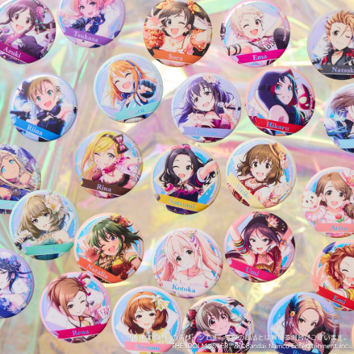 アイドルマスター シンデレラガールズ 公式オーロラ缶バッジ 二宮飛鳥