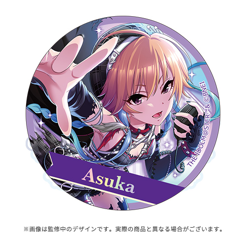 アイドルマスター シンデレラガールズ 公式オーロラ缶バッジ 二宮飛鳥