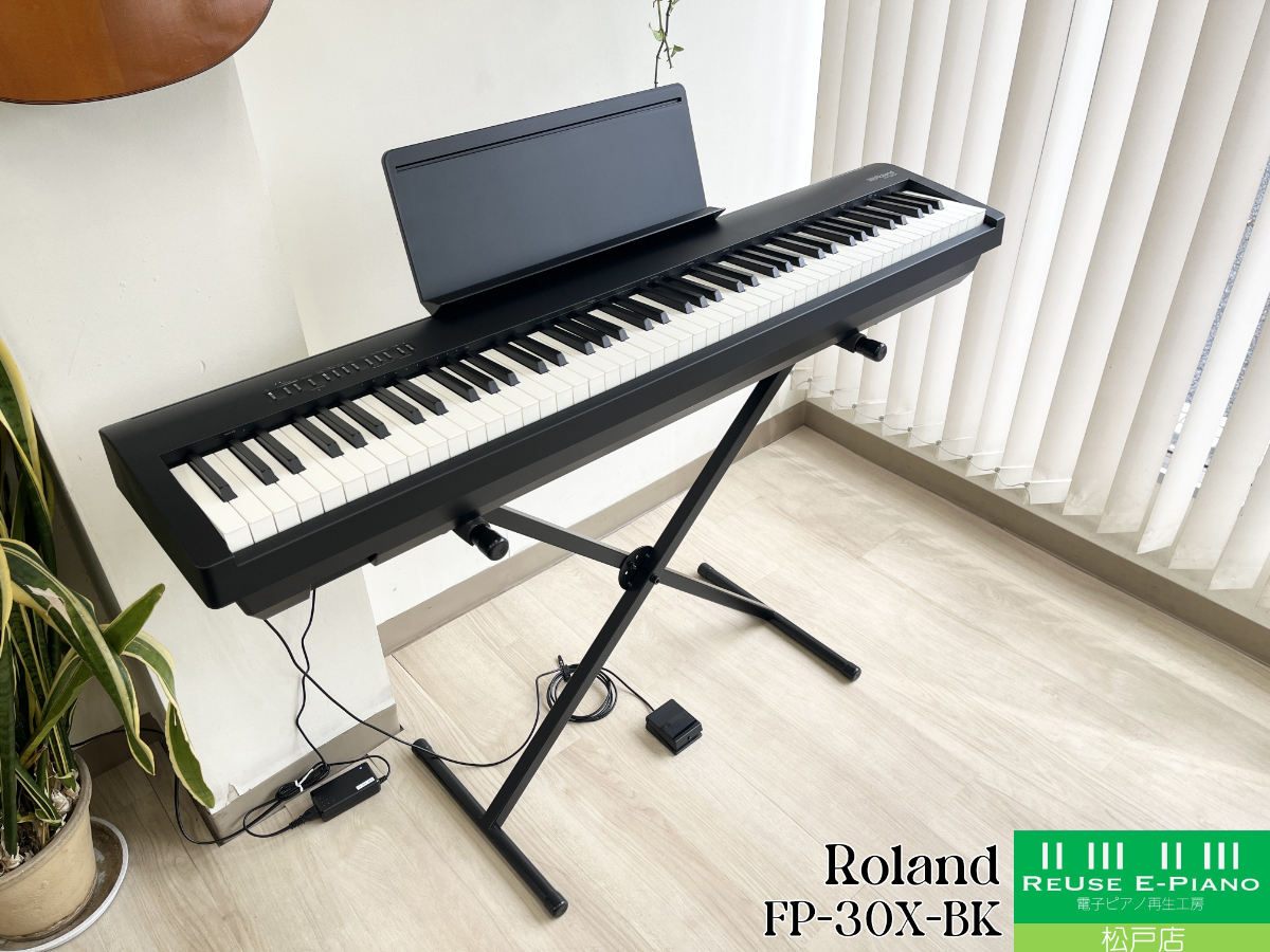 中古電子ピアノ専門店 | ローランド FP-30X-BK ブラック 中古 電子