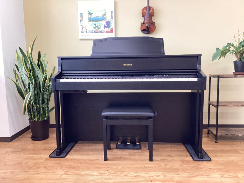 ローランド HP605-GP ブラックウッド調 中古 2017年製 Roland HP