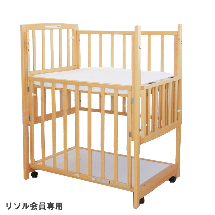 ミニ(内寸90×60cm）サイズのベビーベッド レンタル(Sコンパクト