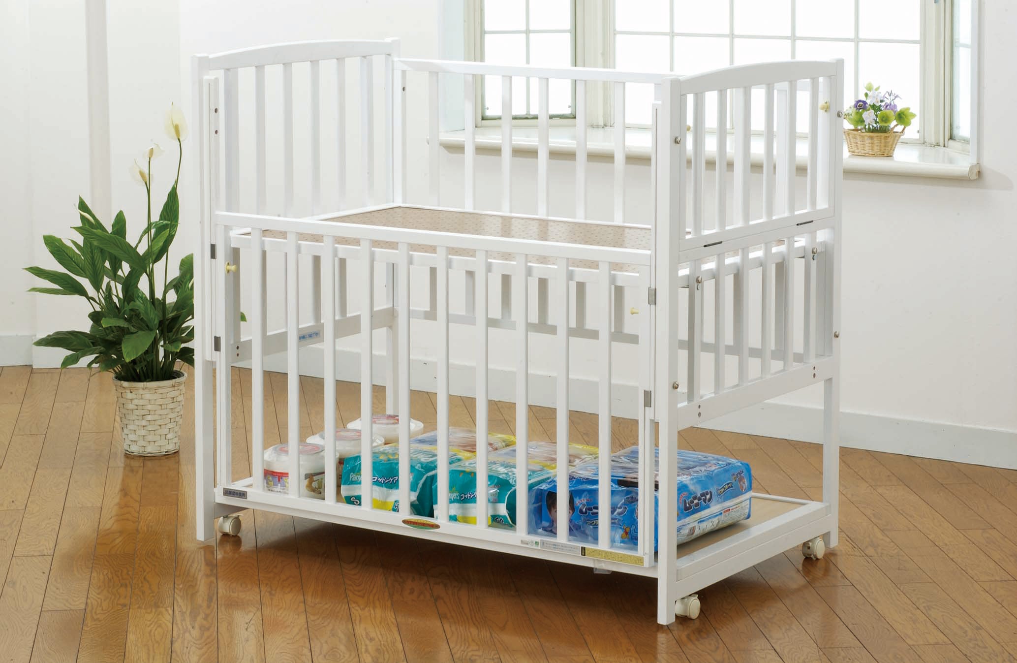 ハイタイプベッド ツーオープン ヤマサキ(Yamasaki) 標準サイズベビー