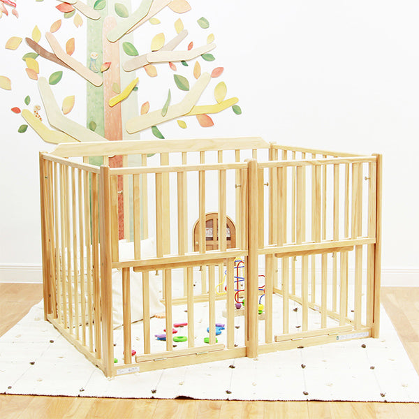 トゥイニー 大和屋(Yamatoya) 双子用ベビーベッド【レンタル｜小物置き