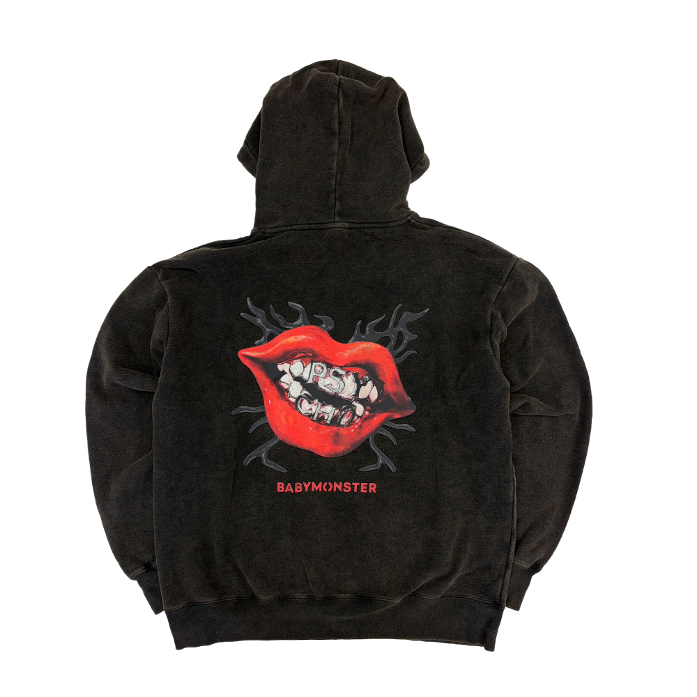 フーディー＜PSYCHO＞ BLACK | BABYMONSTER ONLINE SHOP