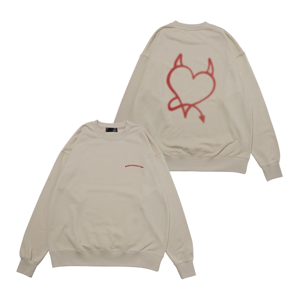 スウェット BEIGE | BABYMONSTER ONLINE SHOP