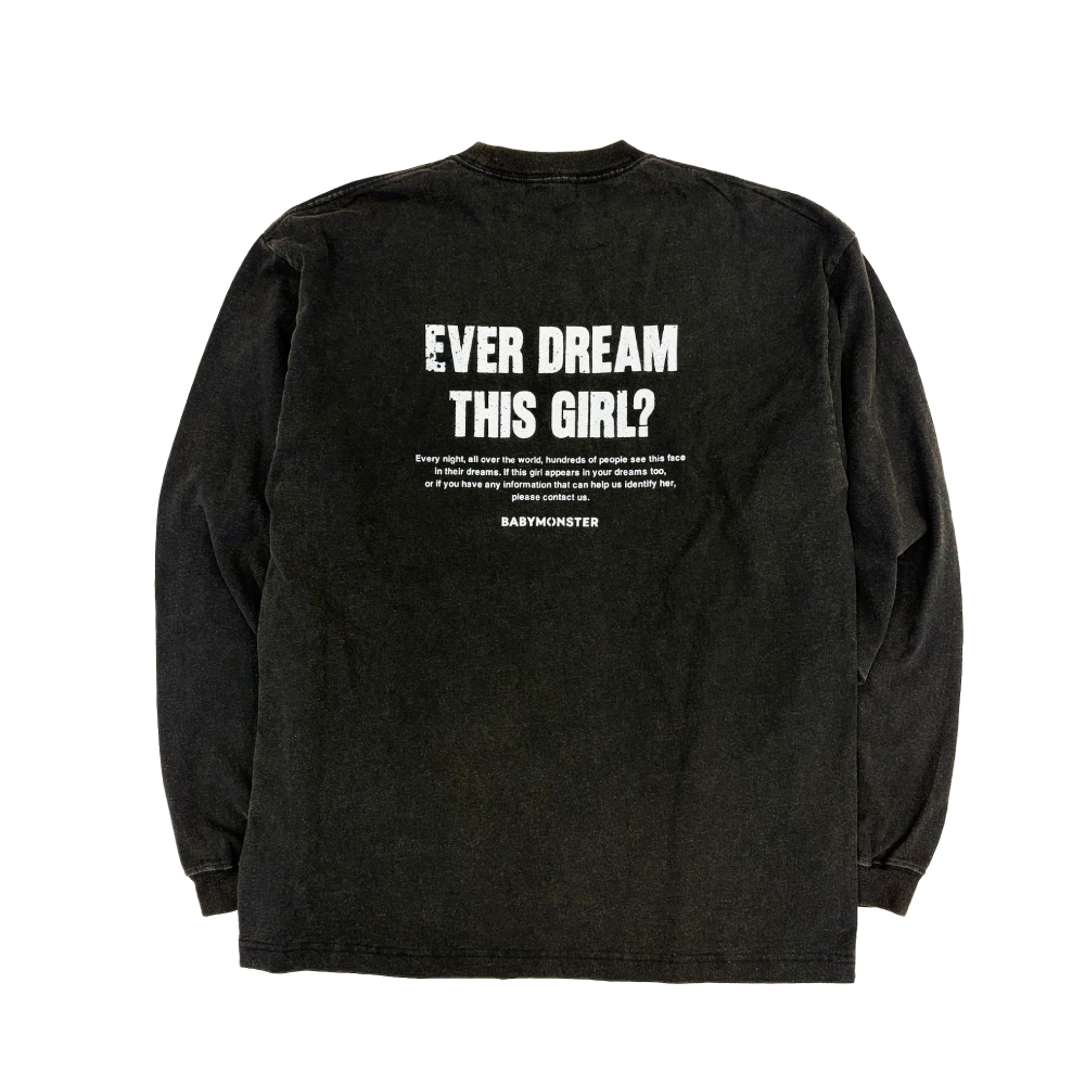 ロングスリーブTシャツ＜PSYCHO＞ BLACK | BABYMONSTER ONLINE SHOP