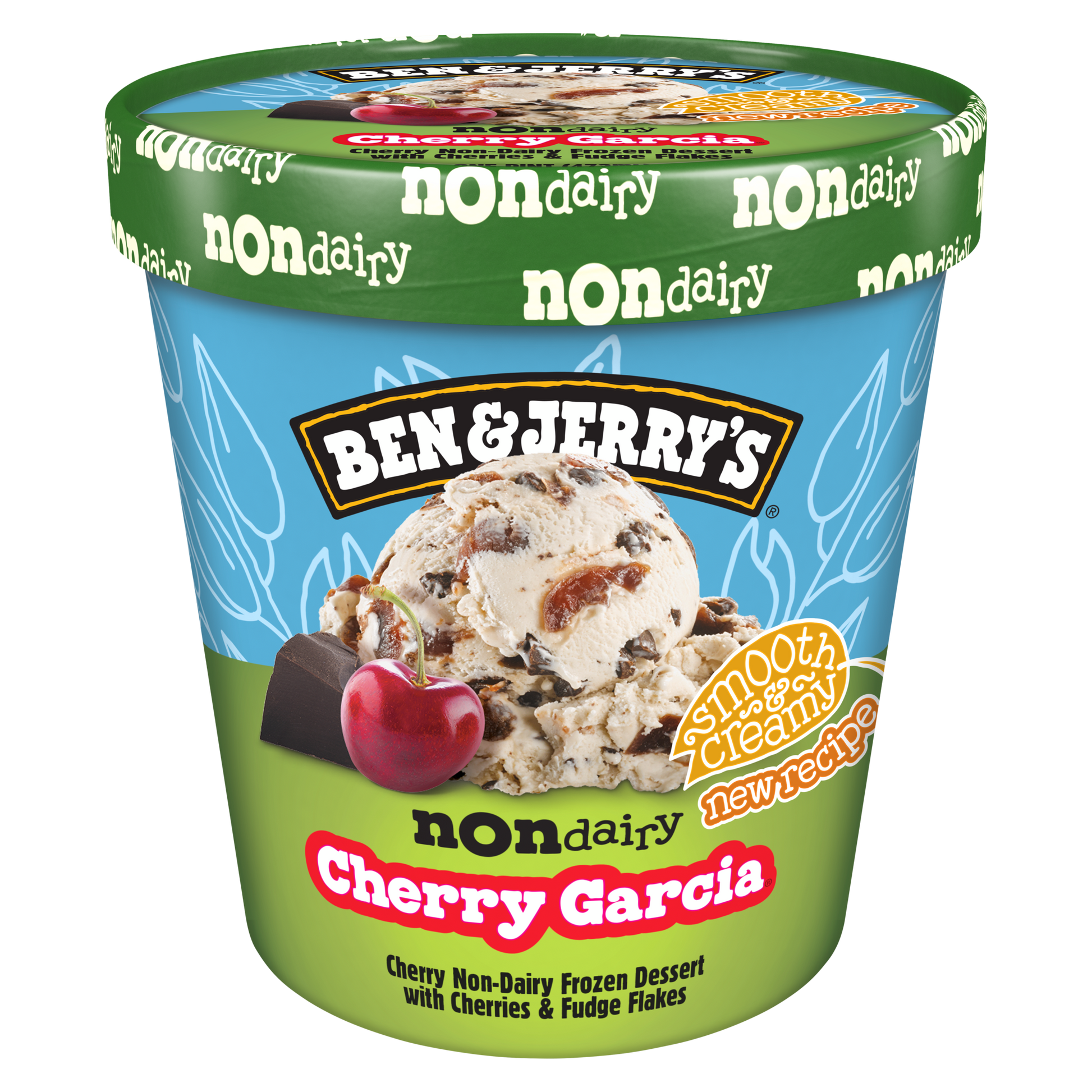 Non-Dairy Cherry Garcia Frozen Dessert – Ben & Jerry's Delivery