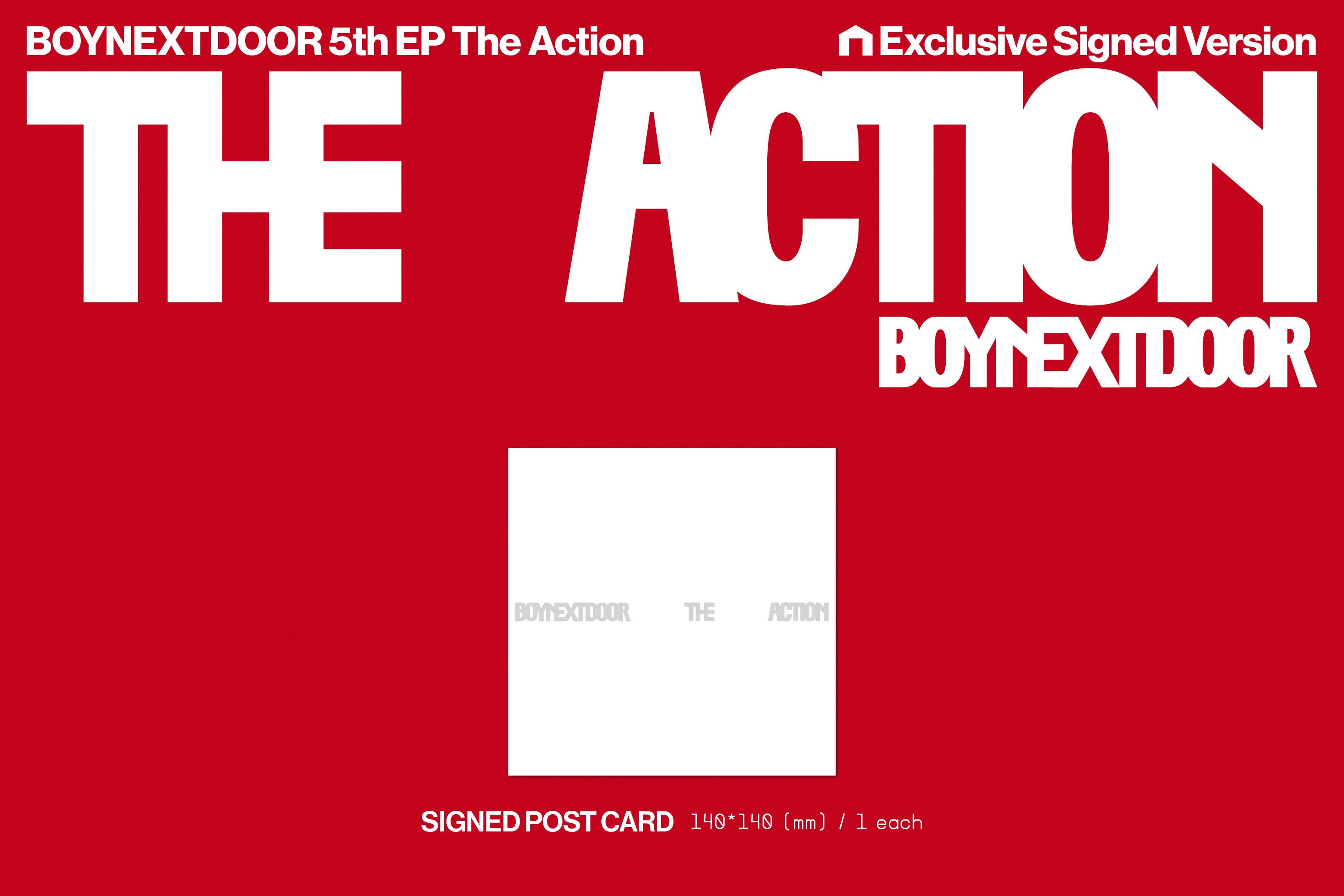The Action (Pause ver.) (SIGNED) - BOYNEXTDOOR OFFICIAL STORE