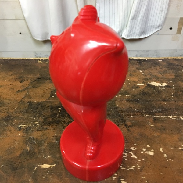 1950's ESSO エッソ オイルドロップ ビンテージ 貯金箱 赤色 USA