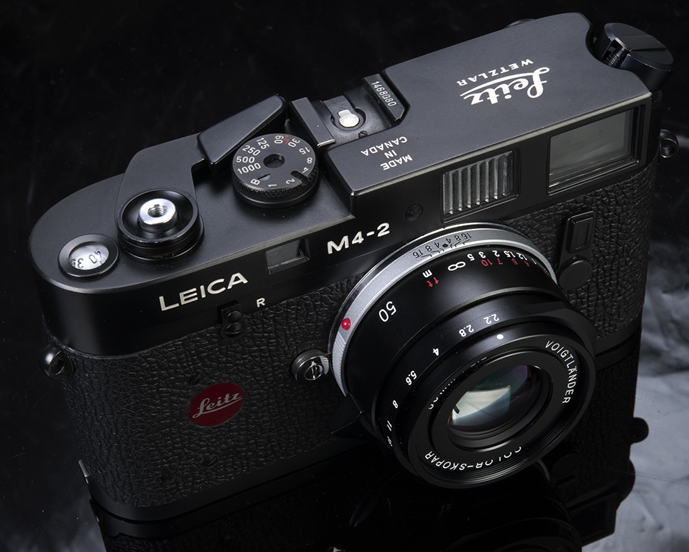 Voigtlander M 50mm F2.2 Color Skopar Black Compact High Performance