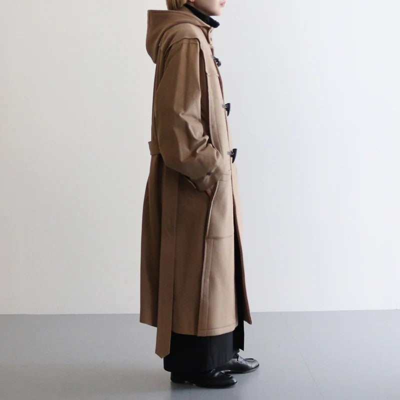 BROKEN DUFFLE COAT #BEIGE [YK23FW0520C] – ciacura