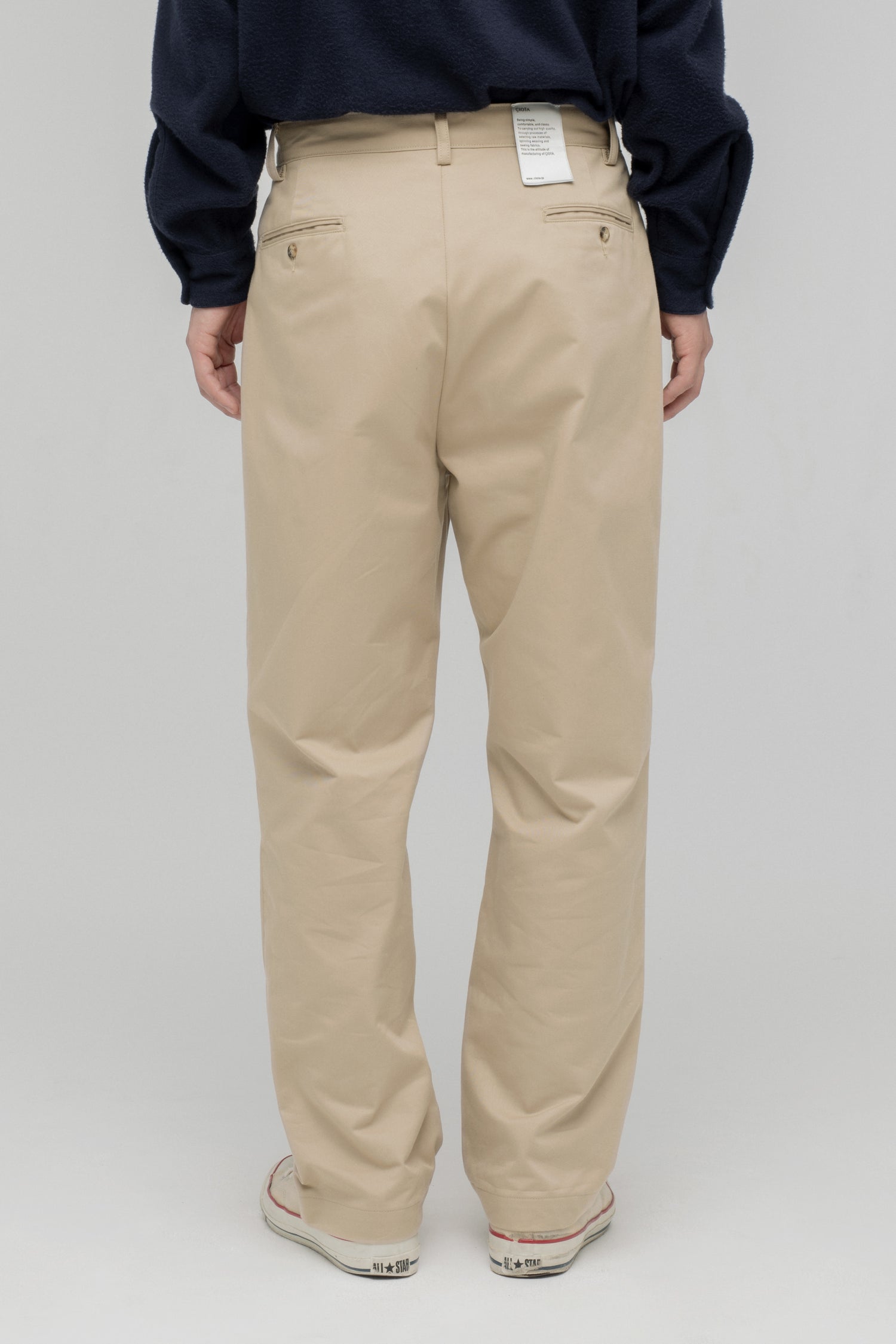 2 Tuck Chino Cloth Pants – CIOTA Online Shop