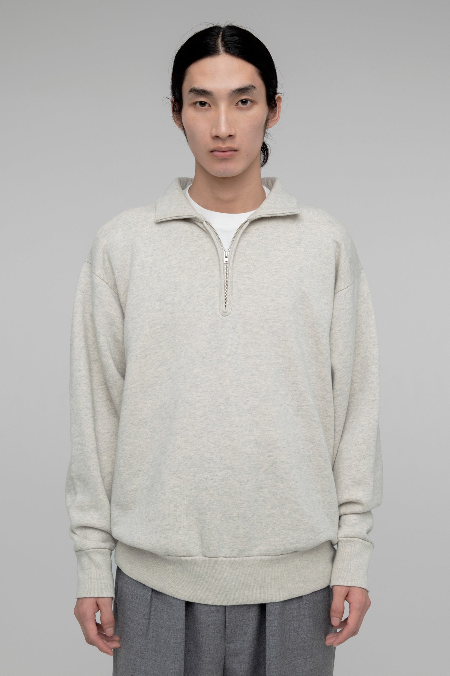 Half Zip Sweatshirt（Slightly Brushed） – CIOTA Online Shop
