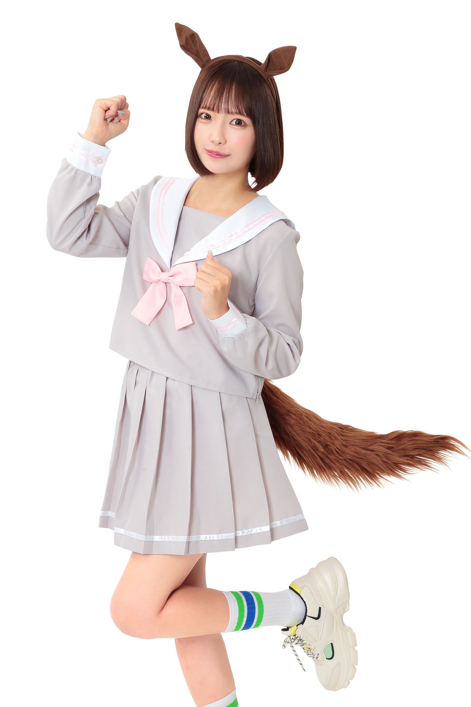 コスプレ 馬 アニマル ウマ耳しっぽセット レディース フリーサイズ