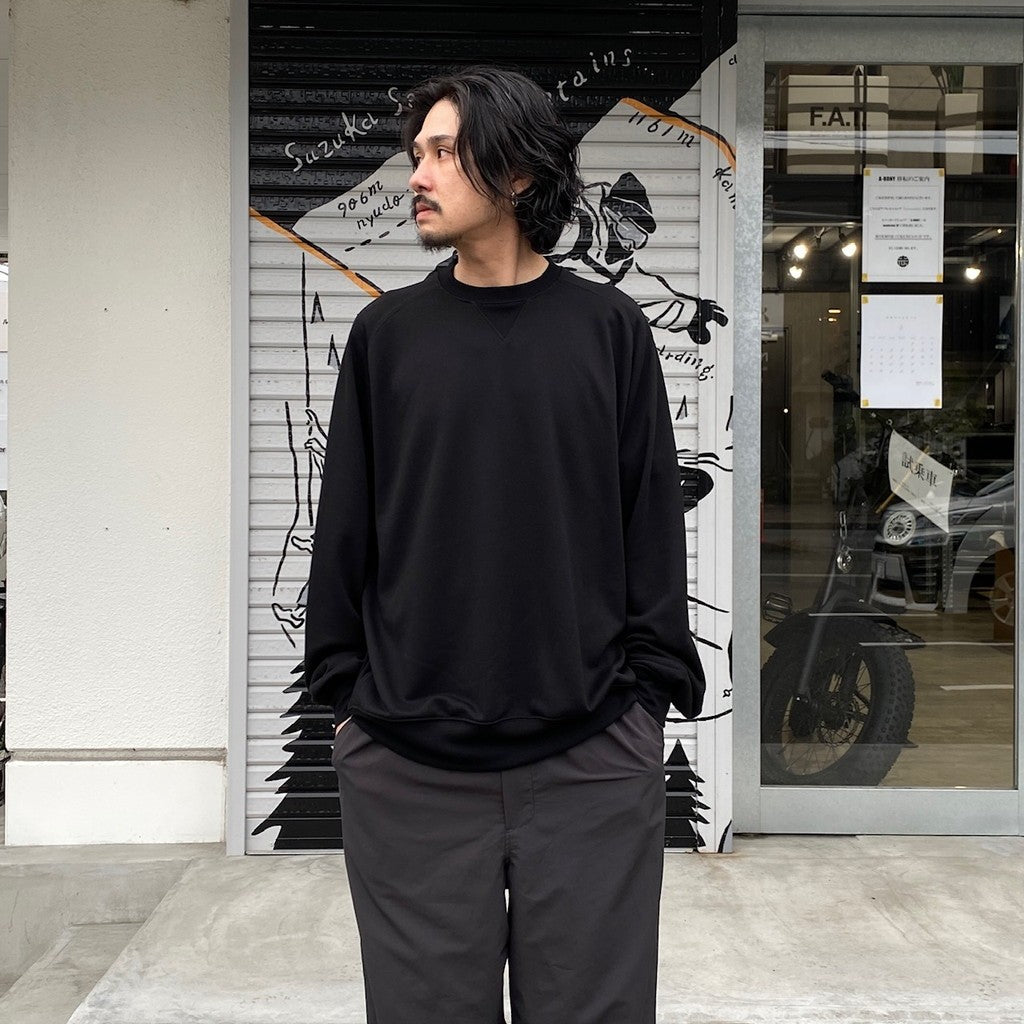 TECH SWEAT CREW FREEDOM SLEEVE #BLACK [BE-50024]_DAIWA PIER39