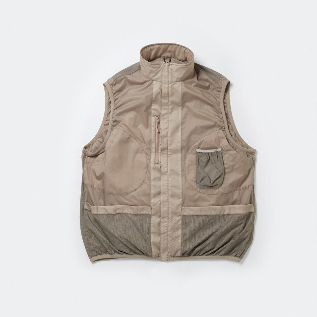TECH REVERSIBLE WIND SHIELD VEST #BEIGE [BJ-23024]_DAIWA PIER39