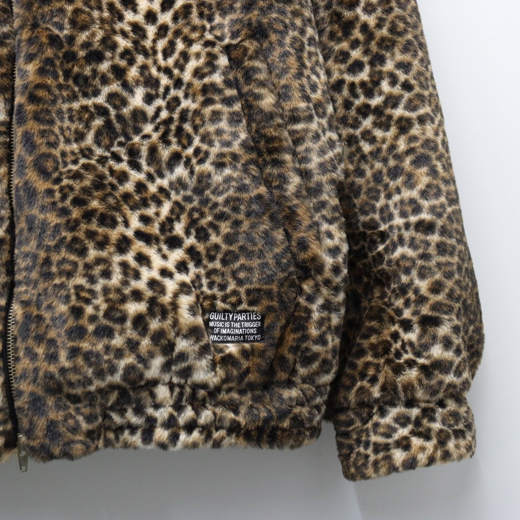 WILD THINGS | LEOPARD HAPPY JACKET #BEIGE [25FW-WMO-WT02]_WACKO