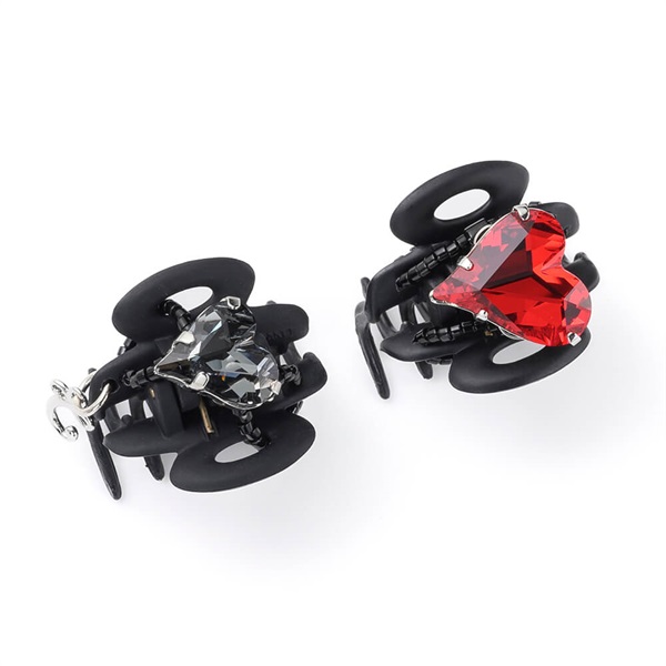 販路限定】ツインハート ホイップクリップ2個セット(レッド