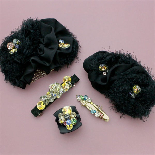 エレガントシャイン デザートクリップ 中(ブラック) | デザート