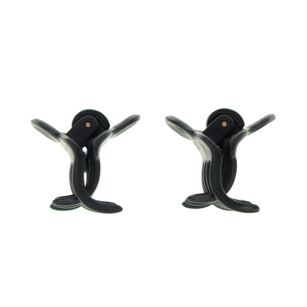 販路限定】ドームクリップ 2個セット(ブラック) | ベースクリップ