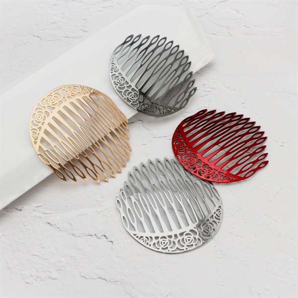 販路限定】カメリアグロス ステンレスコーム(レッド) | コーム