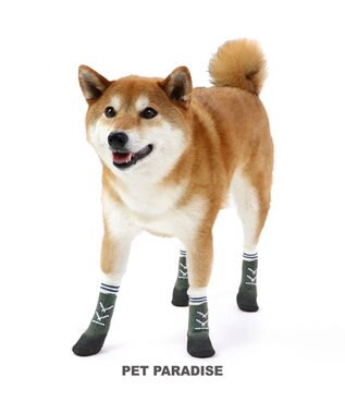 犬 靴 靴下 フィットシューズ 【SM】 グリーン ブラウン / PET
