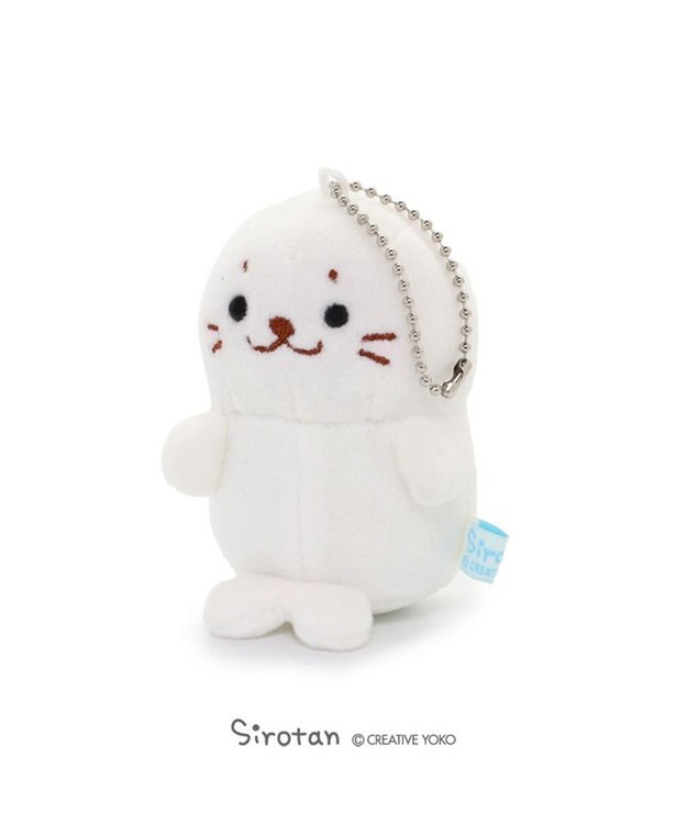 しろたん お座り マスコットキーホルダー 8cm / Mother garden