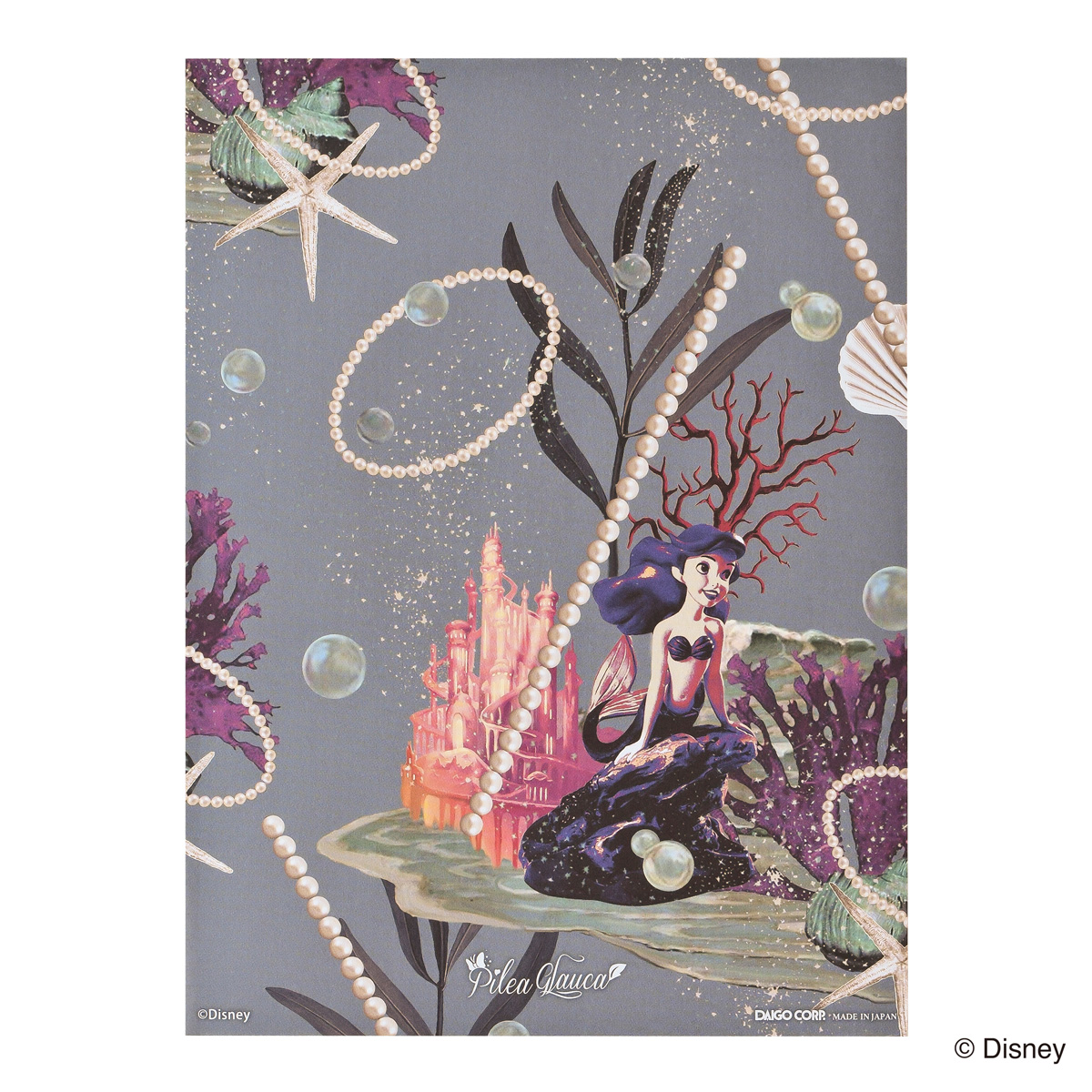 おとなのディズニー雑貨 ピレアグラウカ レターセット アリエル N1641