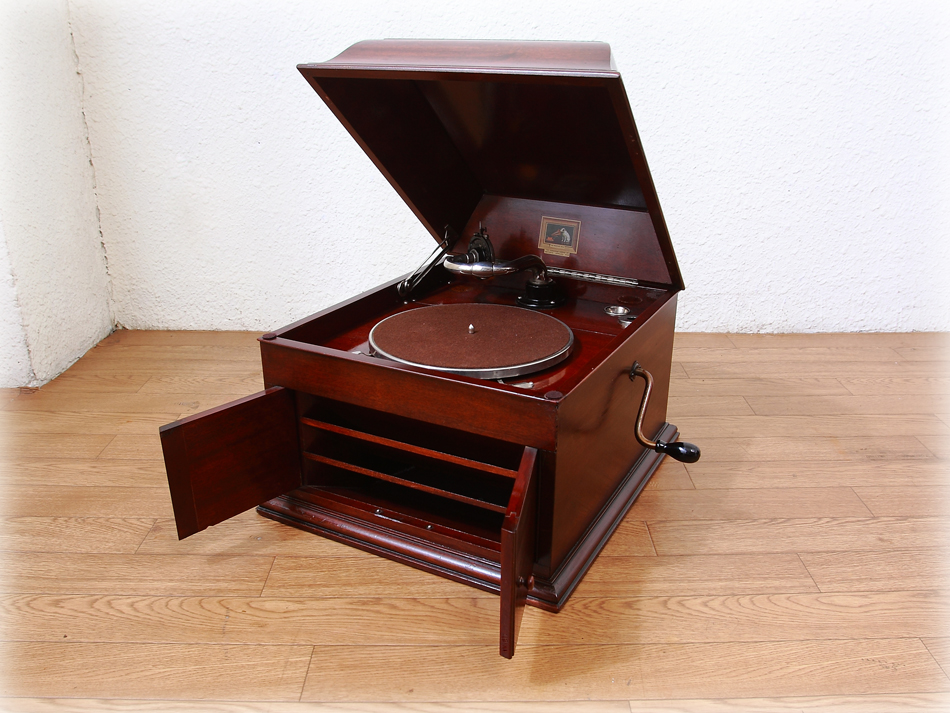 HMV マホガニーグラモフォンModel 103｜アンティーク家具・照明の専門