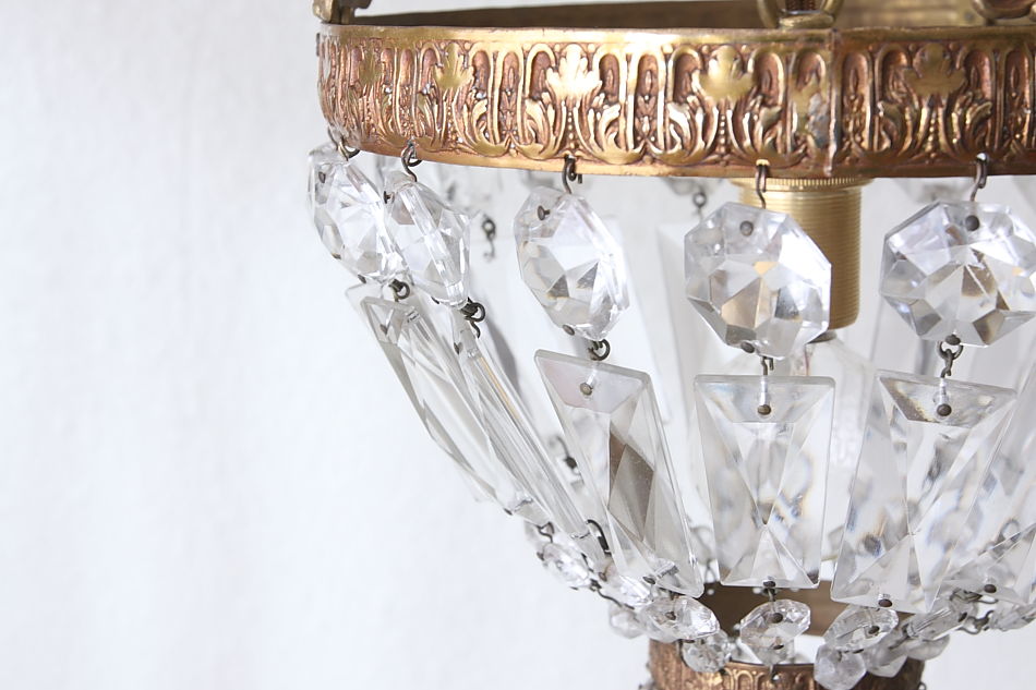 フレンチスタイル ミニシャンデリア(1灯)｜アンティーク家具・照明の